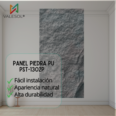 PST-1302P Panel PU - Gris Volcánico